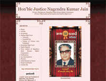 Tablet Screenshot of justicenagendrakjain.com